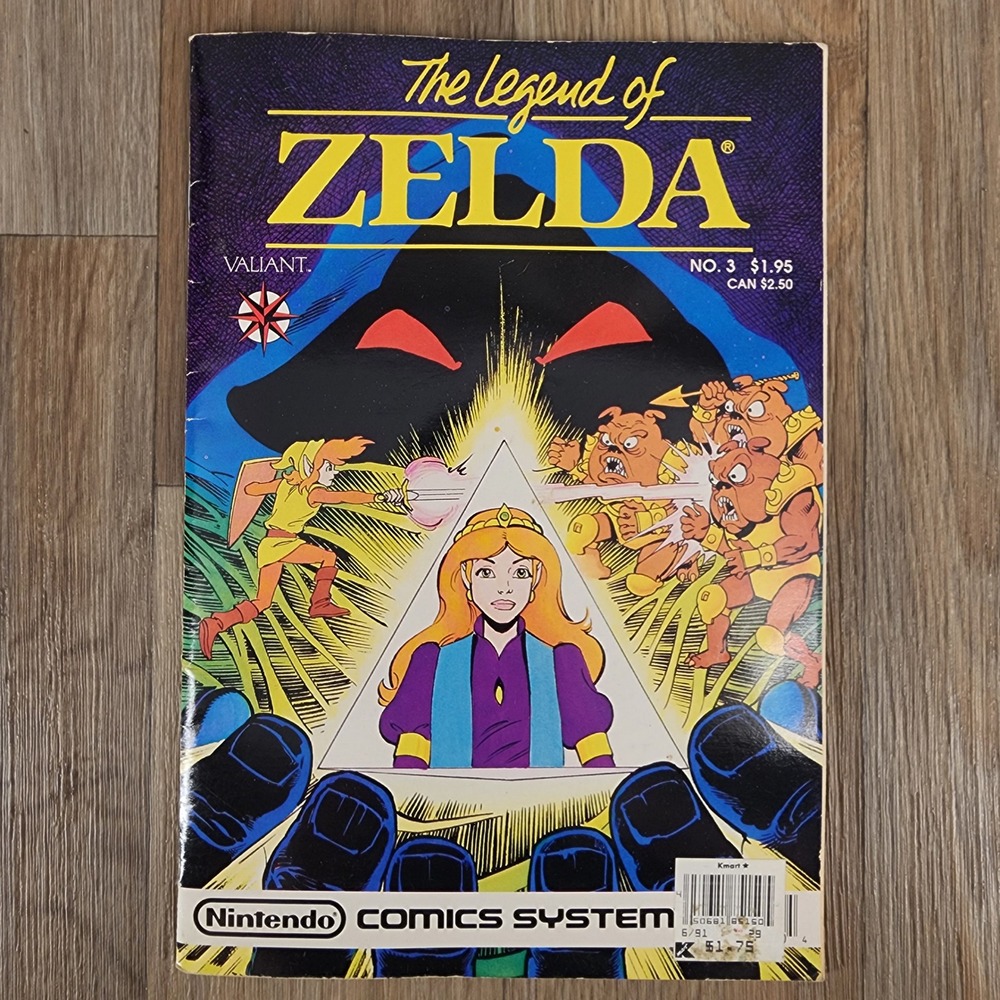 The Legend of Zelda No. 3 Valiant Nintendo Comics System 1991 Vintage Comic